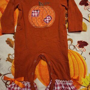 Girls 12-18 months 1 piece Thanksgiving/Fall outfit